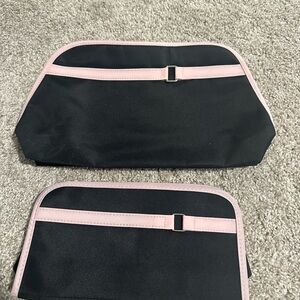 Black and Pink Women's Bag Set